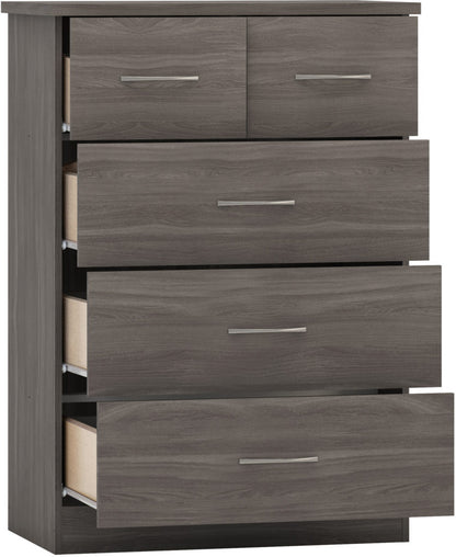 Nevada 3+2 Drawer Chest – Multiple Finishes