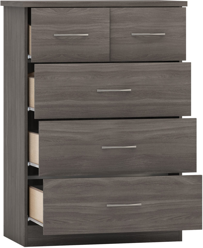 Nevada 3+2 Drawer Chest – Multiple Finishes