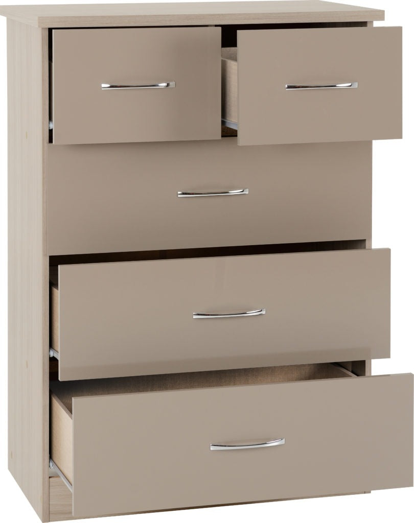 Nevada 3+2 Drawer Chest – Multiple Finishes