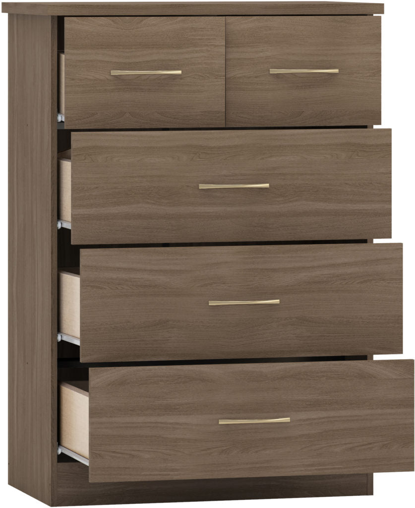 Nevada 3+2 Drawer Chest – Multiple Finishes