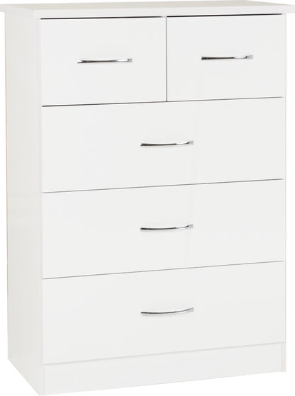 Nevada 3+2 Drawer Chest – Multiple Finishes