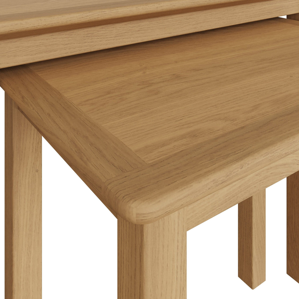 Taberno Oak Nest Of 2 Tables Natural Oak