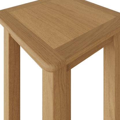 Taberno Oak End Side Table Natural Oak