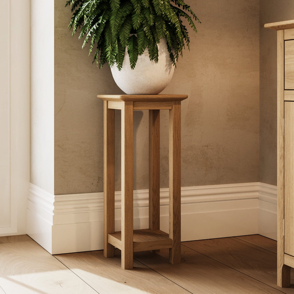 Taberno Oak End Side Table Natural Oak