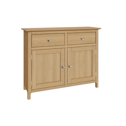Taberno Oak 2 Door 2 Drawer Sideboard Natural Oak