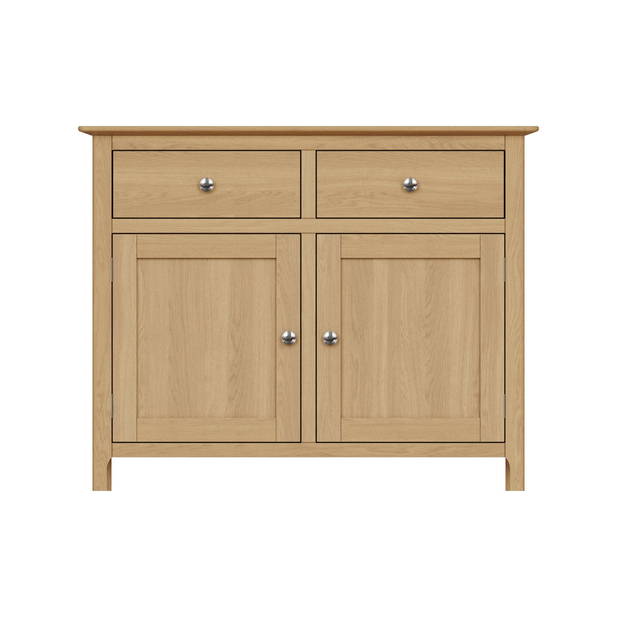 Taberno Oak 2 Door 2 Drawer Sideboard Natural Oak