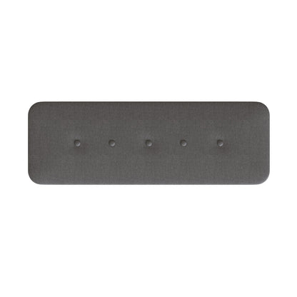Grey Linen Ottoman Storage Bench With Solid Wooden Legs