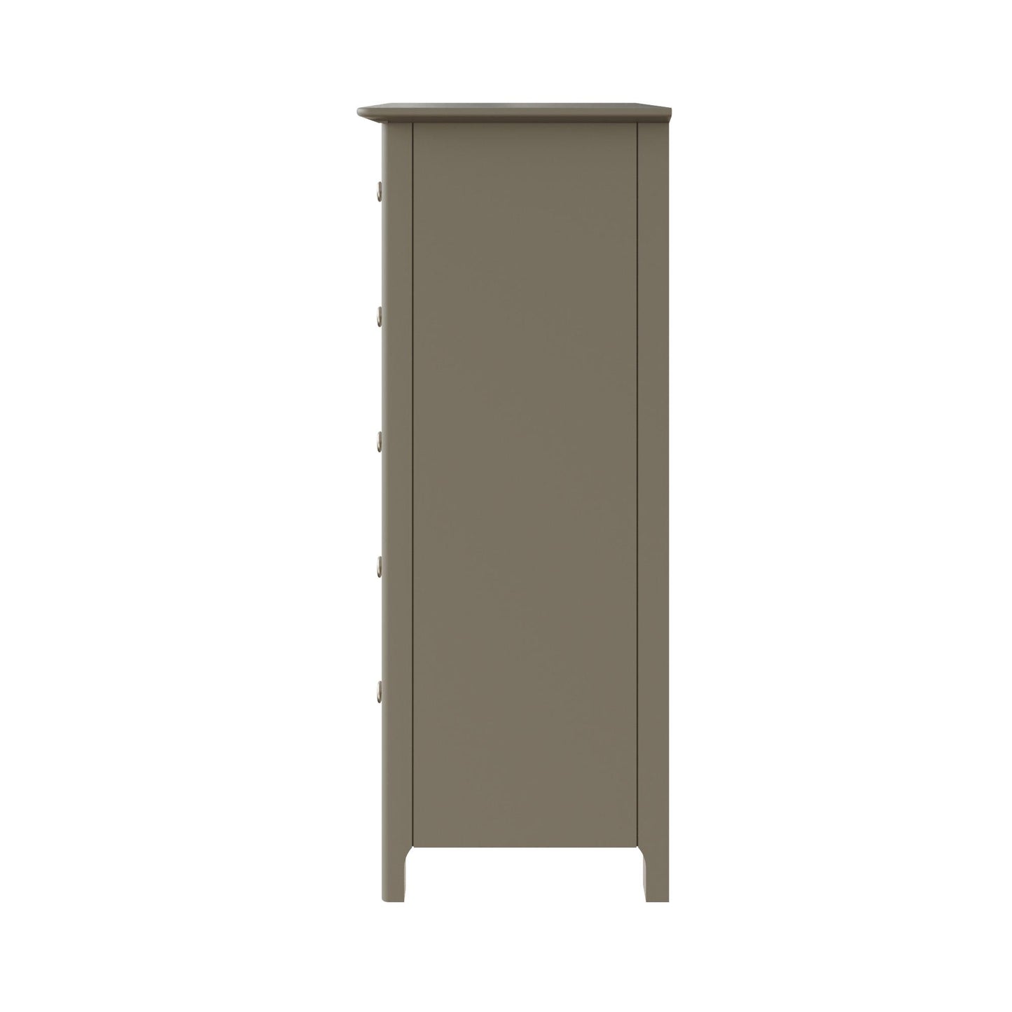 Palma 5 Drawer Chest of Drawers Pale Grey