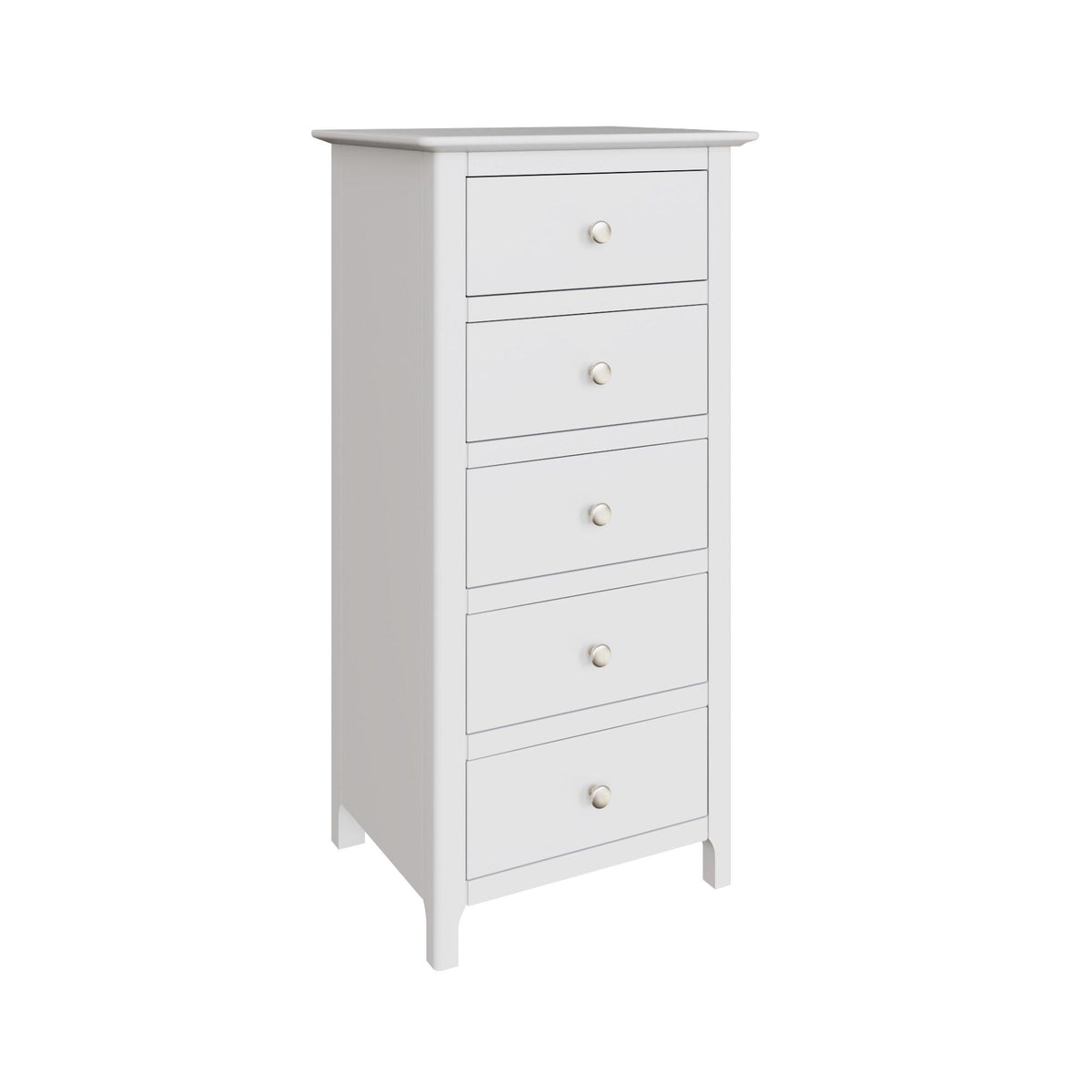 Palma 5 Drawer Chest of Drawers Pure White