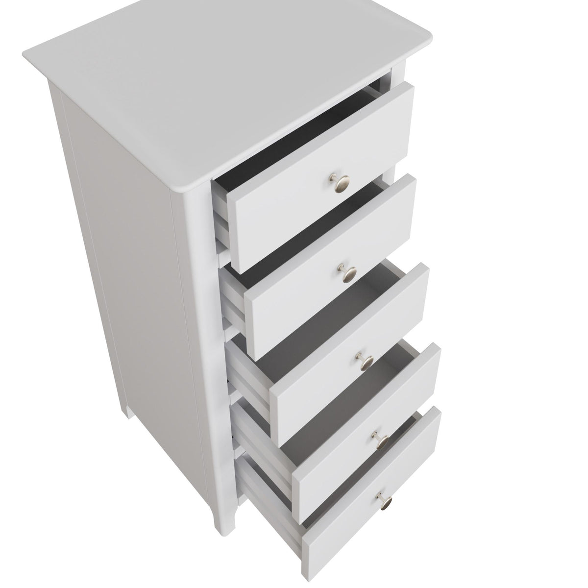 Palma 5 Drawer Chest of Drawers Pure White