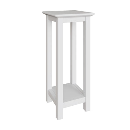 Palma Side Table Plant Stand Pure White