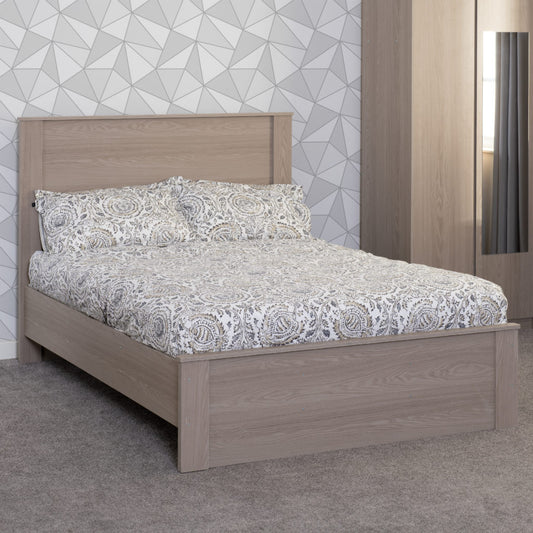 Paris 4'6" Bed – Smoked Ash Effect