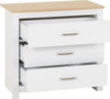 White/OAK EFFECT / 3 Drawer
