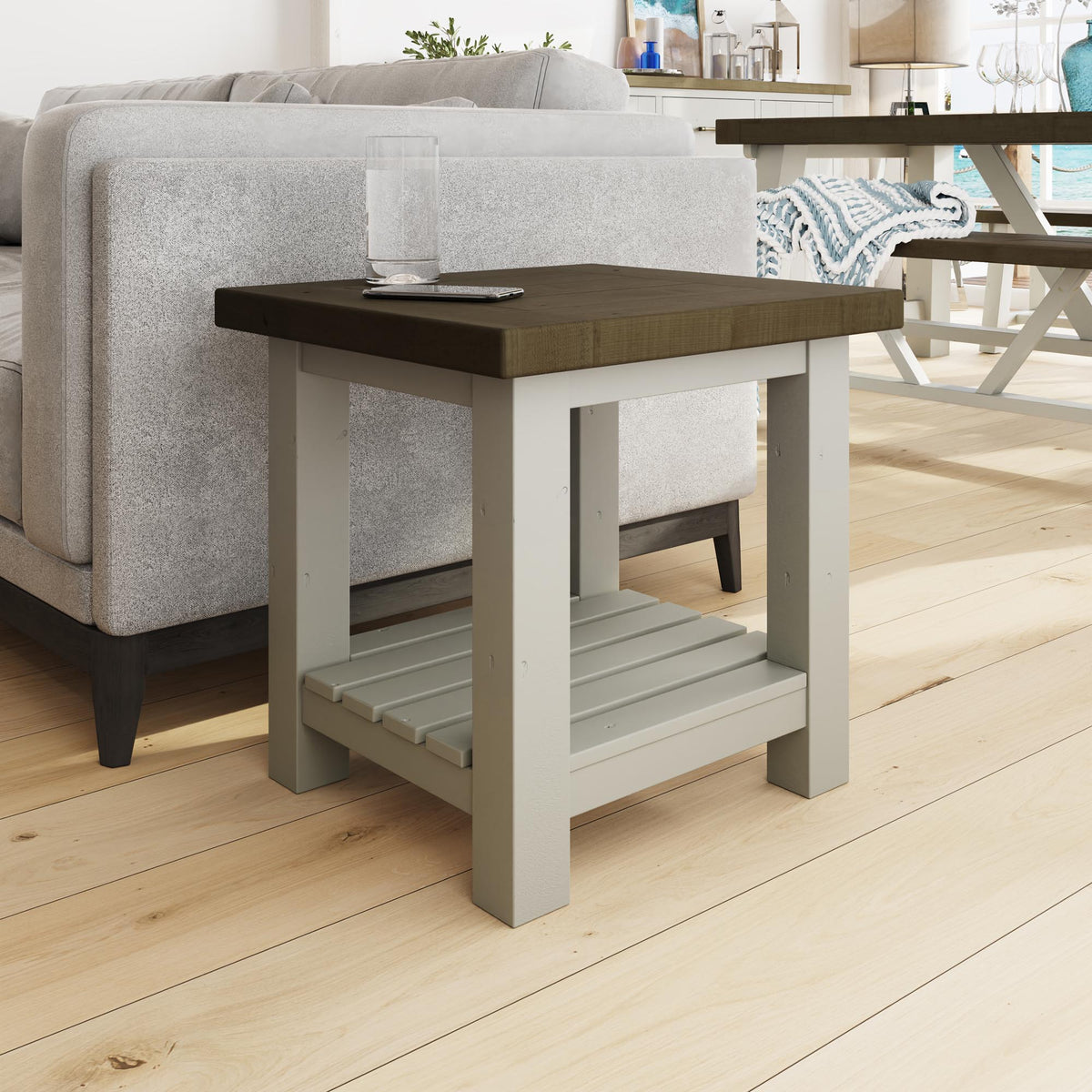 Purbeck Truffle End Side Table
