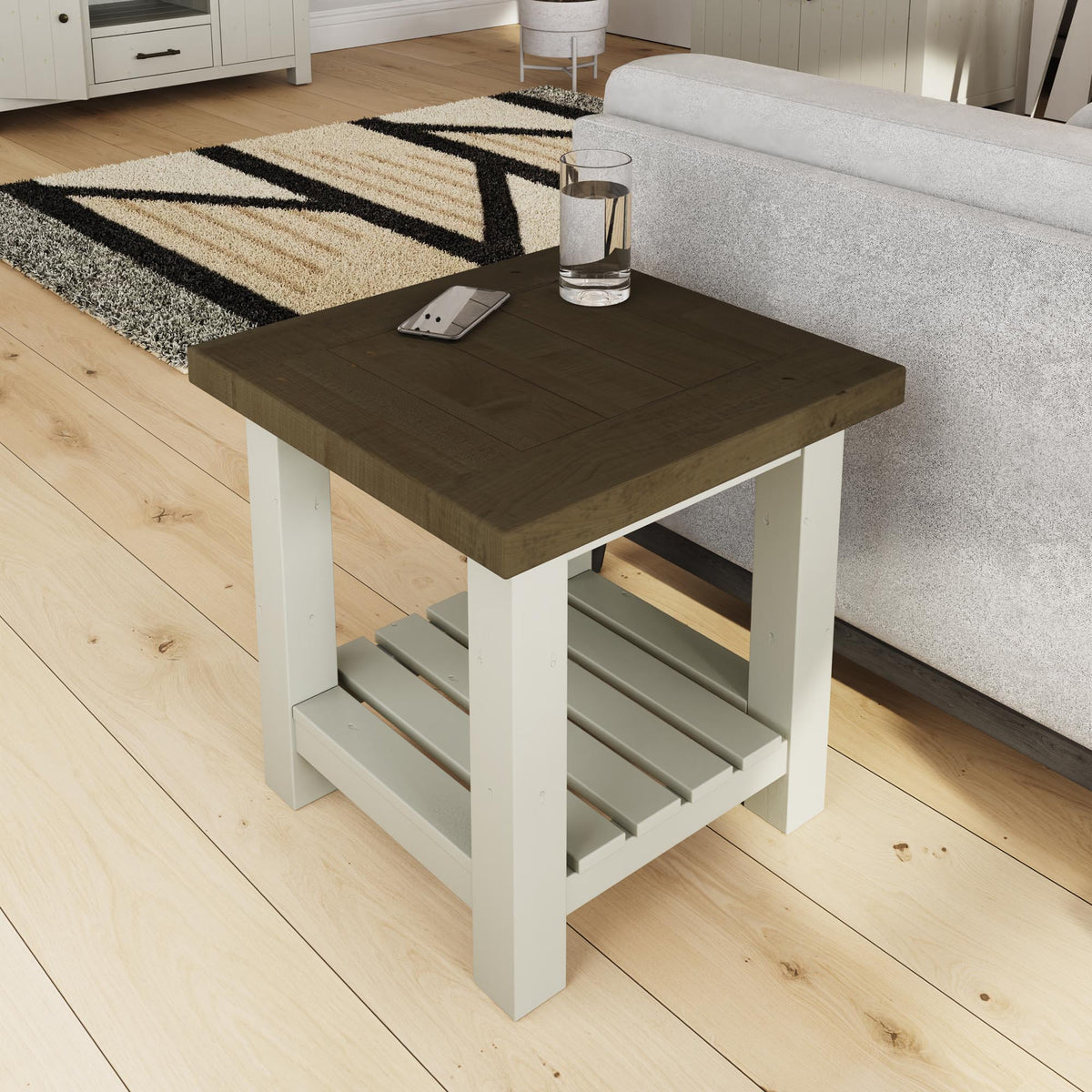 Purbeck Truffle End Side Table