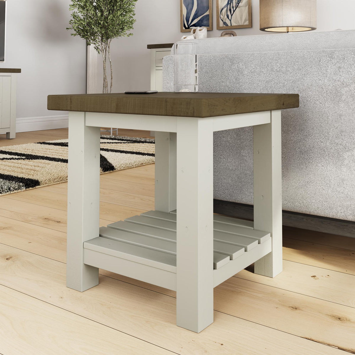 Purbeck Truffle End Side Table