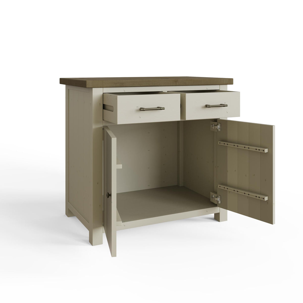 Purbeck Truffle 2 Door 2 Drawer Small Sideboard