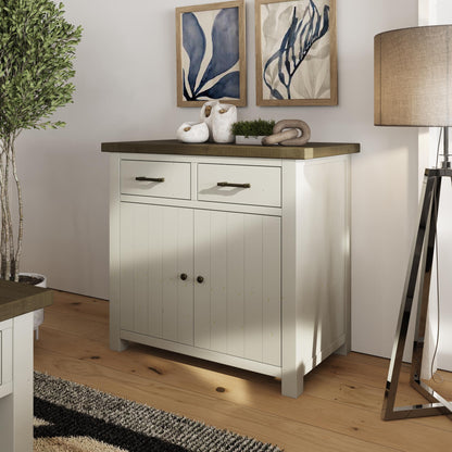 Purbeck Truffle 2 Door 2 Drawer Small Sideboard