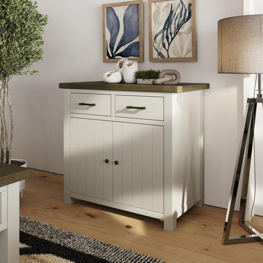 Purbeck Truffle 2 Door 2 Drawer Small Sideboard