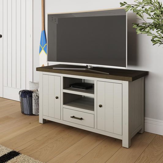Purbeck Truffle 2 Door 1 Drawer TV Unit
