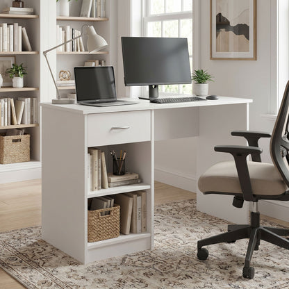 Promo Study Desk Dressing Table - Matt White