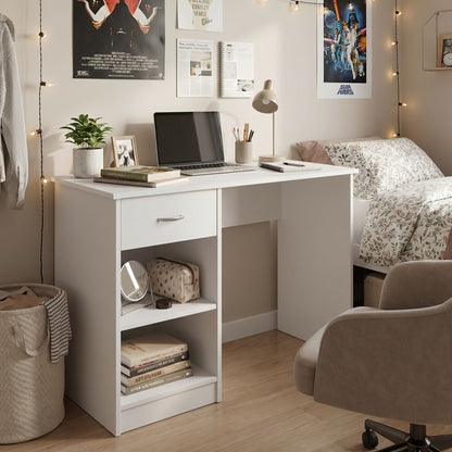 Promo Study Desk Dressing Table - Matt White