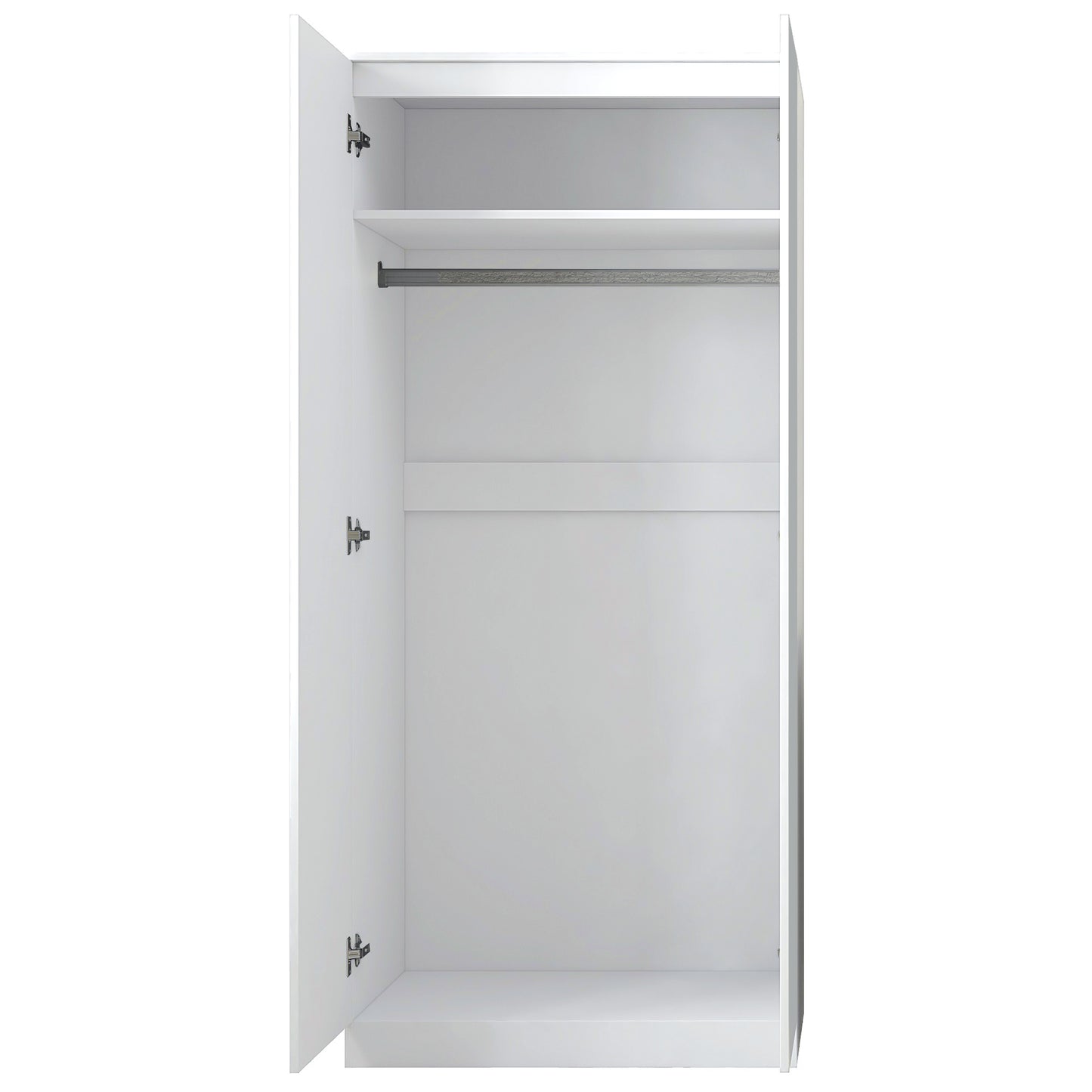 Stora 2 Door Wardrobe - Matt White