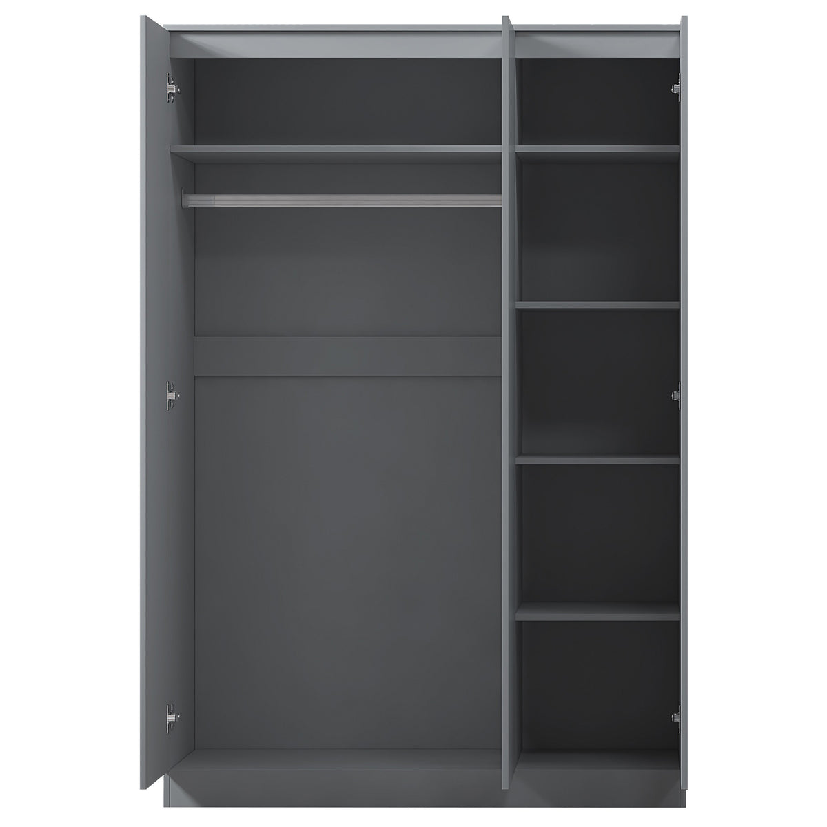 Stora 3 Door Wardrobe - Matt Dark Grey
