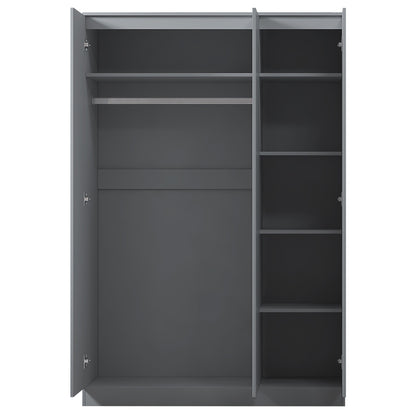 Stora 3 Door Wardrobe - Matt Dark Grey