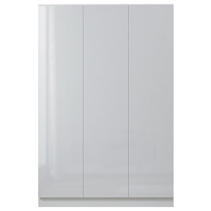 Stora 3 Door Wardrobe - White Gloss Front