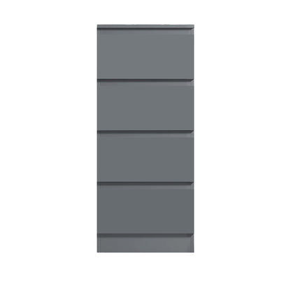 Stora 4 Drawer Chest of Drawers - Matt Dark Grey