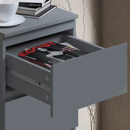 Stora 4 Drawer Chest of Drawers - Matt Dark Grey