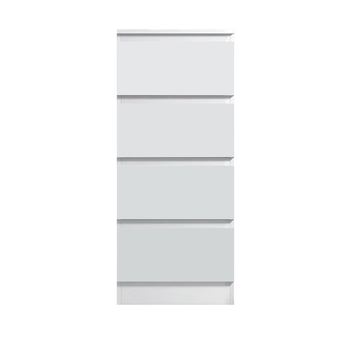 Stora 4 Drawer Chest of Drawers - White Gloss Front