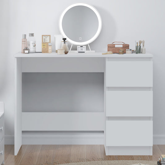 Stora 3 Drawer Dressing Table - Matt White