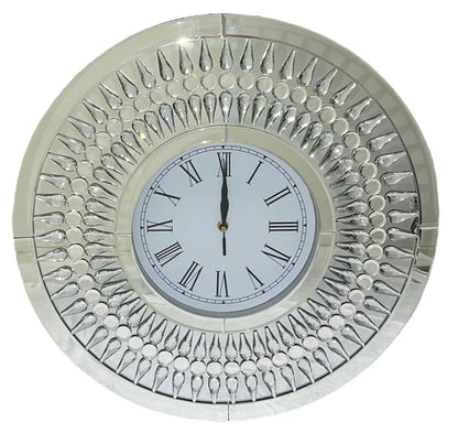 Crystal Tear Drop Wall Clock