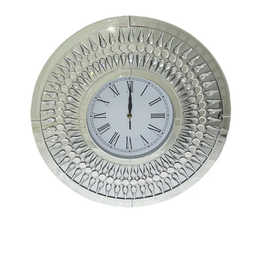 Crystal Tear Drop Wall Clock