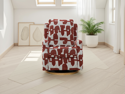 Seville Electric Reclining Chair Red