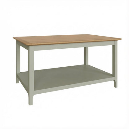 Taberno Oak Coffee Table Sage Green
