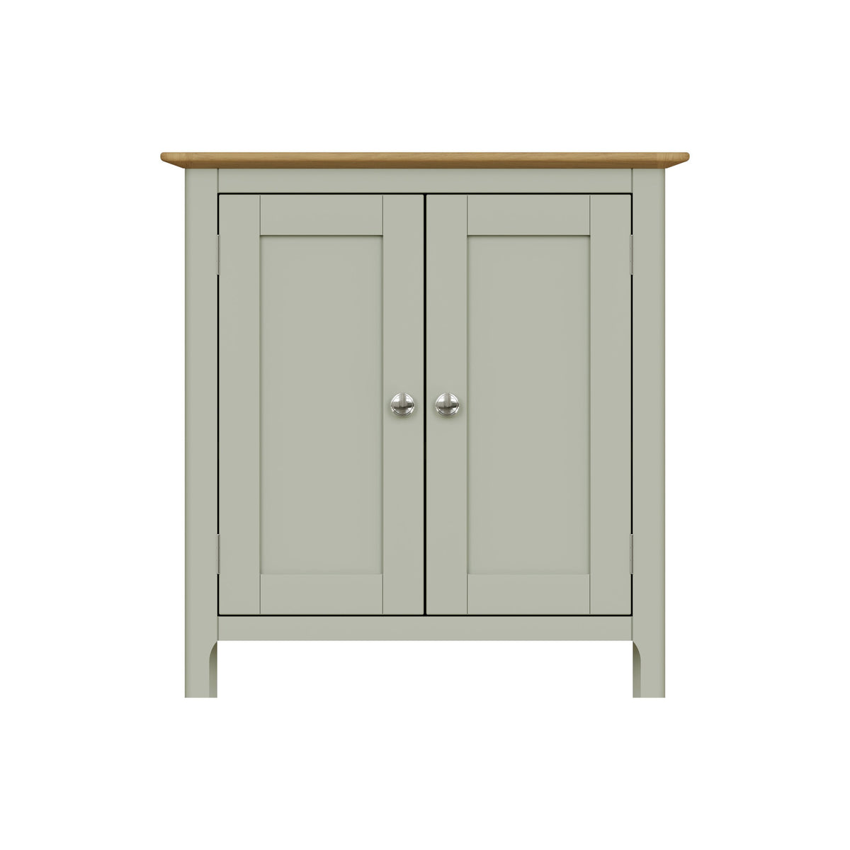 Taberno Oak 2 Door Compact Sideboard Sage Green