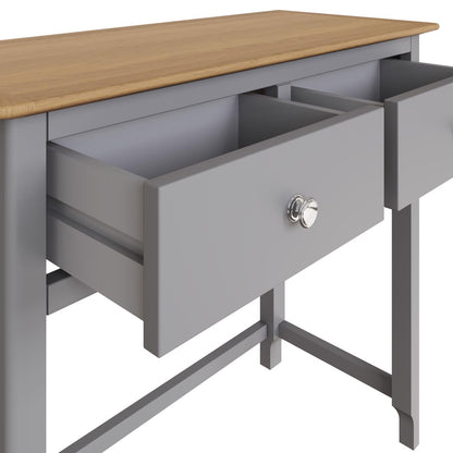 Taberno 2 Drawer Dressing Table Dove Grey