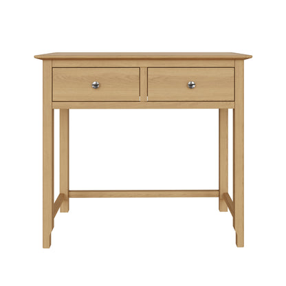 Taberno 2 Drawer Dressing Table Natural Oak