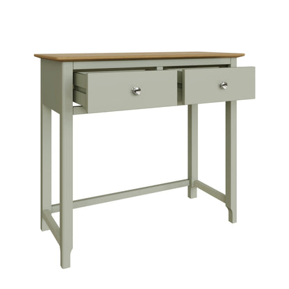 Taberno 2 Drawer Dressing Table Sage Green