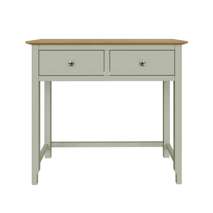 Taberno 2 Drawer Dressing Table Sage Green
