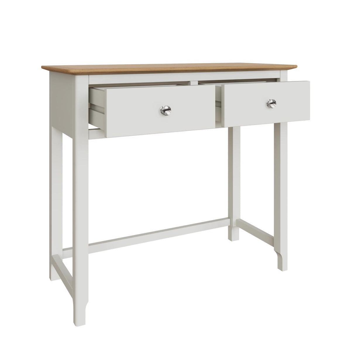 Taberno 2 Drawer Dressing Table Linen White