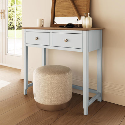 Taberno 2 Drawer Dressing Table Linen White