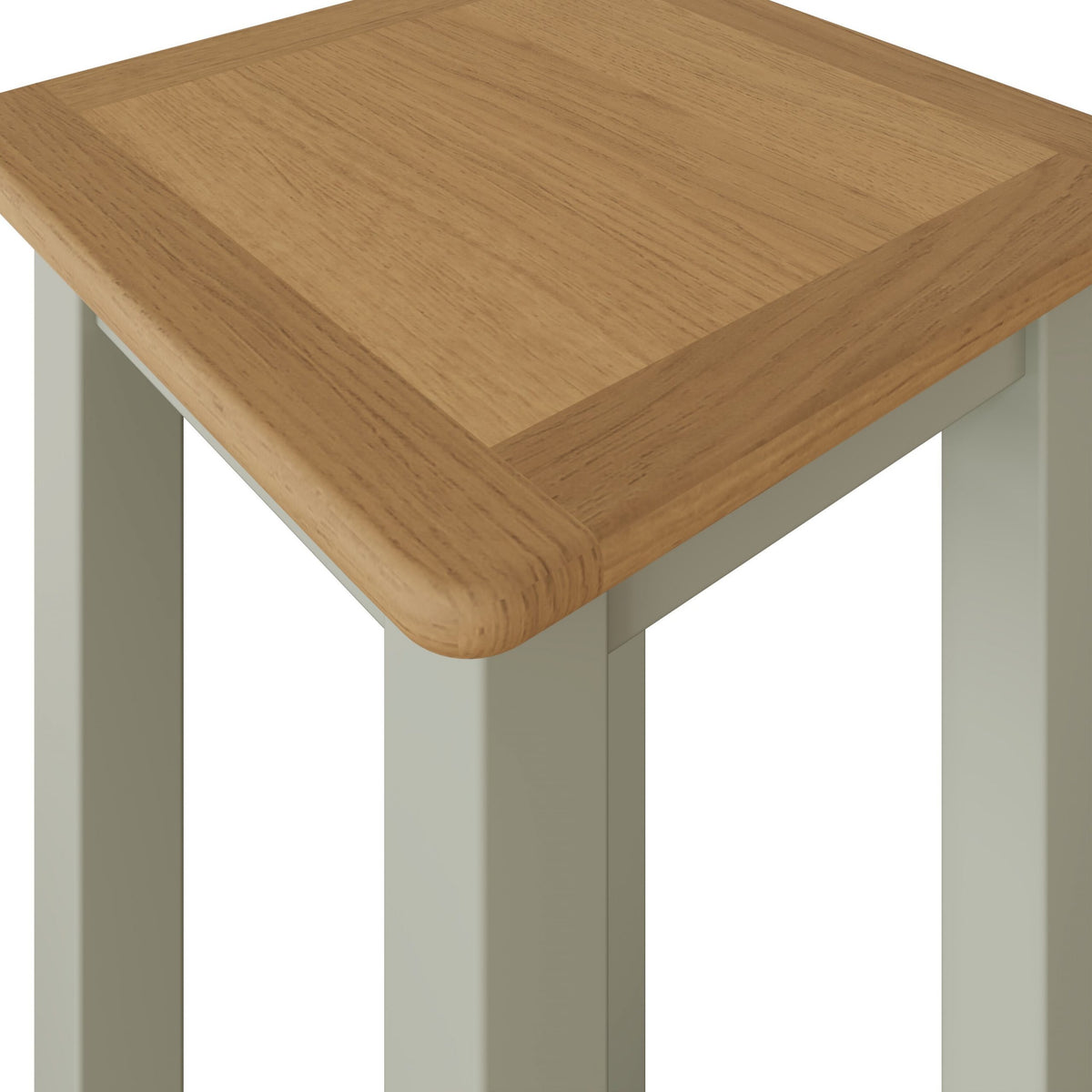 Taberno Oak End Side Table Sage Green
