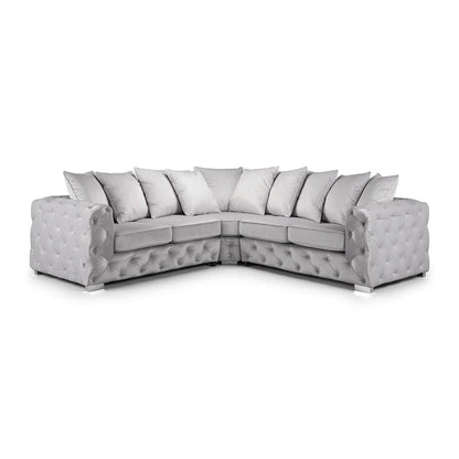 Ashton Corner Sofa – Silver