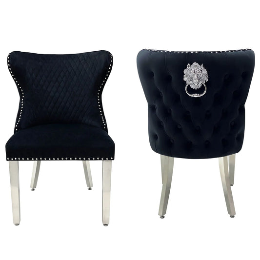Valentino Velvet Dining Chair (Set of 2)