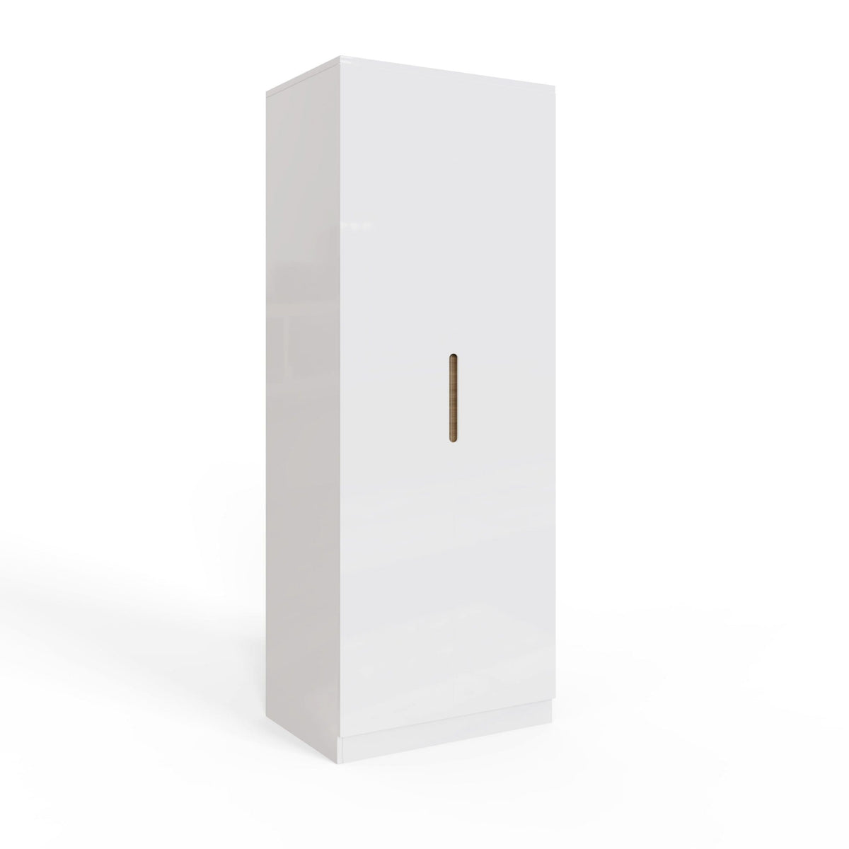 Veloce 2 Door Double Wardrobe - White Gloss, Quick Click Assembly