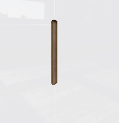 Veloce 2 Door Double Wardrobe - White Gloss, Quick Click Assembly